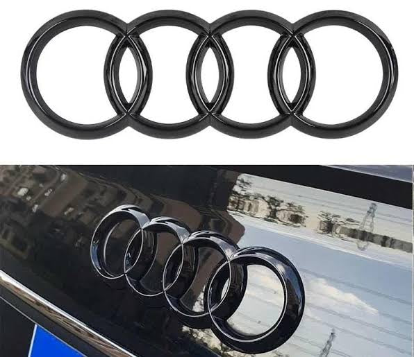 Audi e-tron GT emblems - Glossy Black
