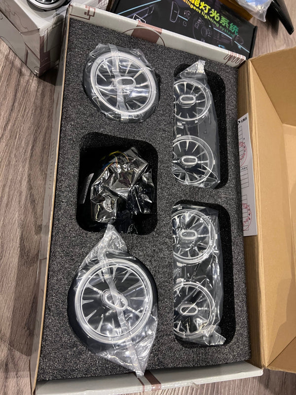 Mercedes C Class Complete Ambient Lighting Set - 3 Colors to 64 Colors