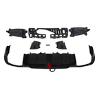 Mercedes W213 Diffuser With Led - Black