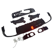 Mercedes W213 Diffuser With Led - Black