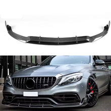 Mercedes W205 C Class Front Lip - Original Carbon Fiber
