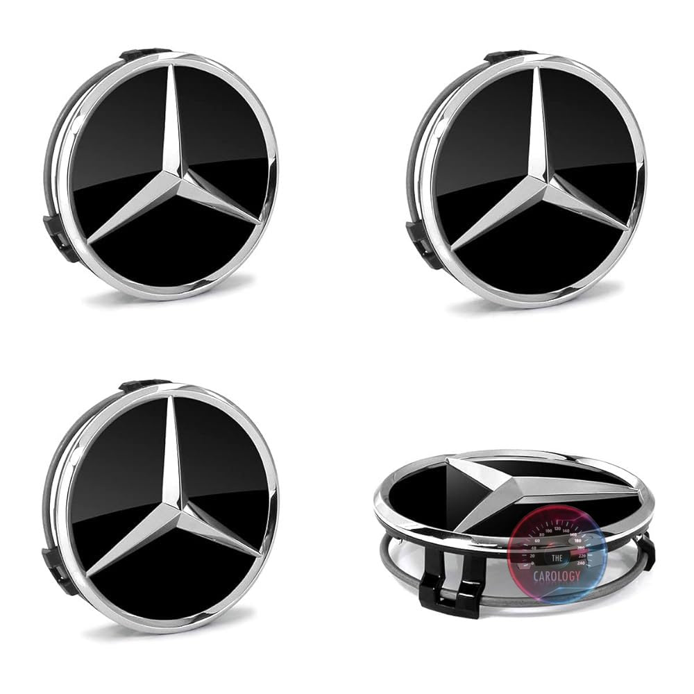 Mercedes Wheel Cap-Black
