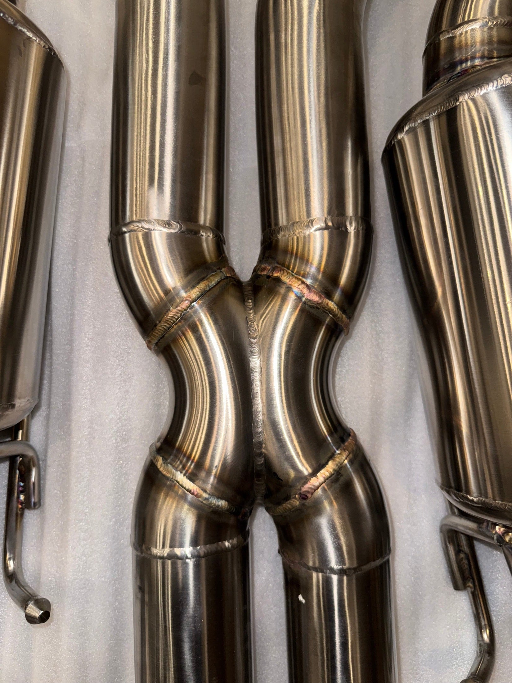 Carology Performance W204 C63 Valvetronic Exhaust System - Stainless Steel
