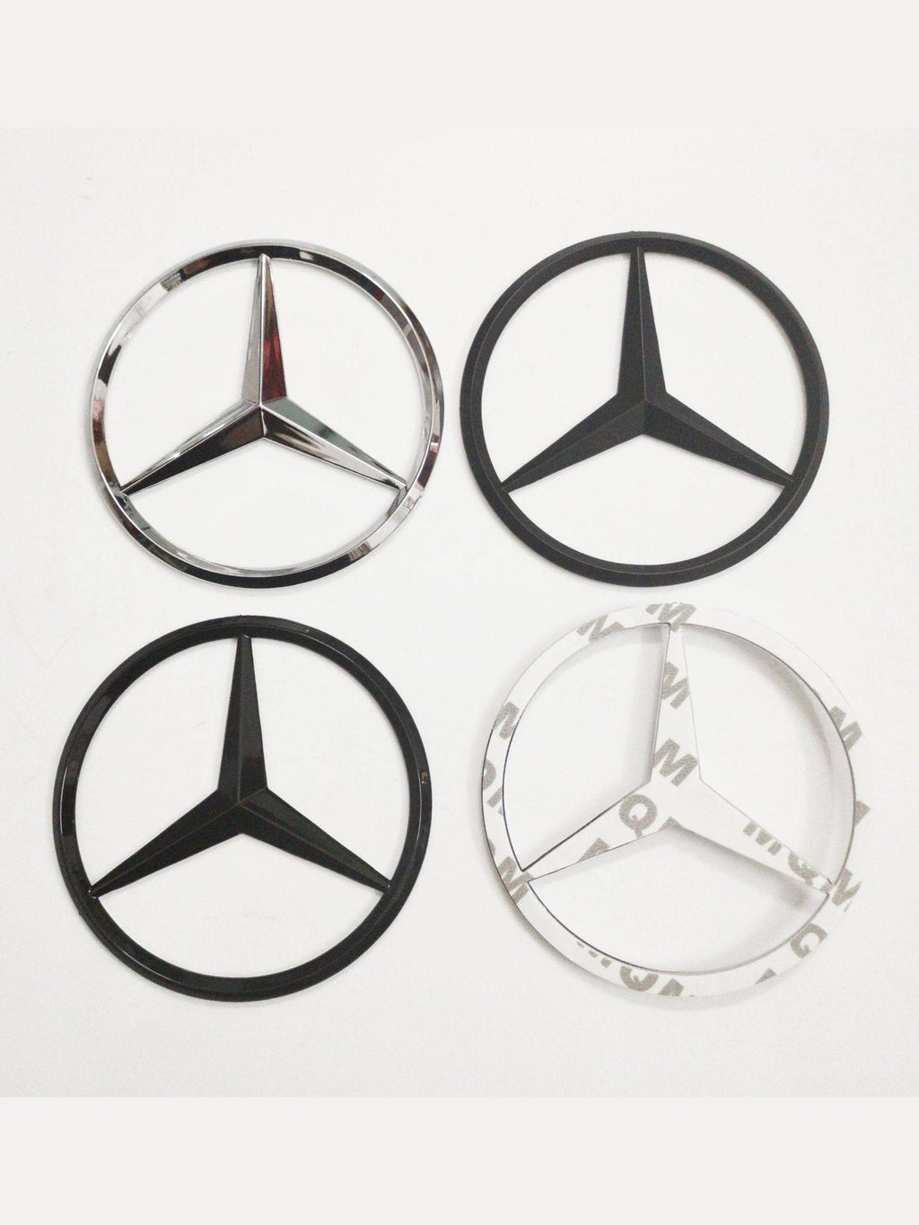 Mercedes Rear Trunk Emblem - Black