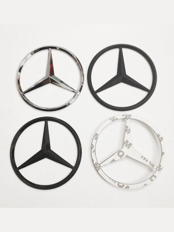 Mercedes Rear Trunk Emblem - Black
