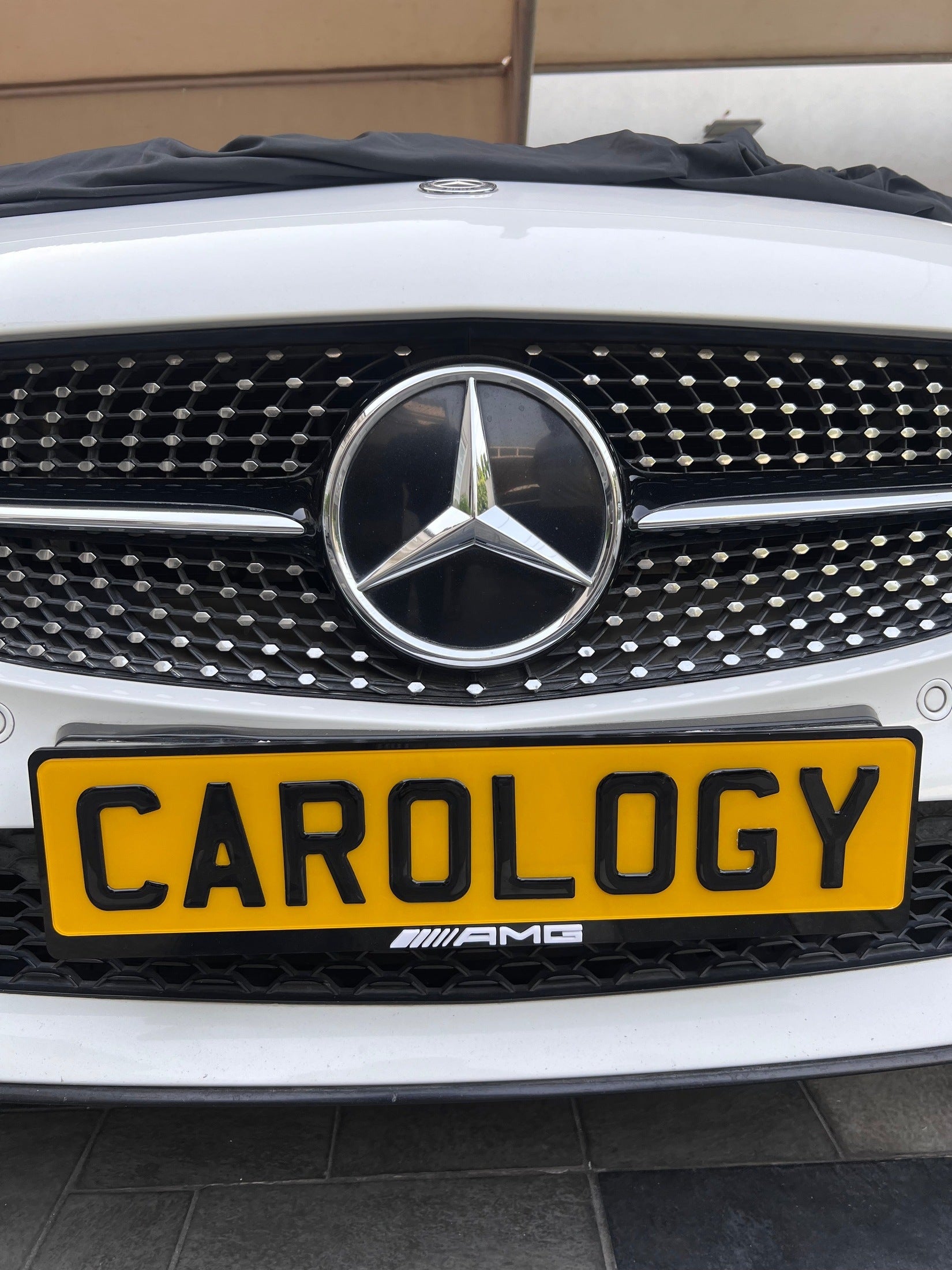 AMG Number Plate Frame
