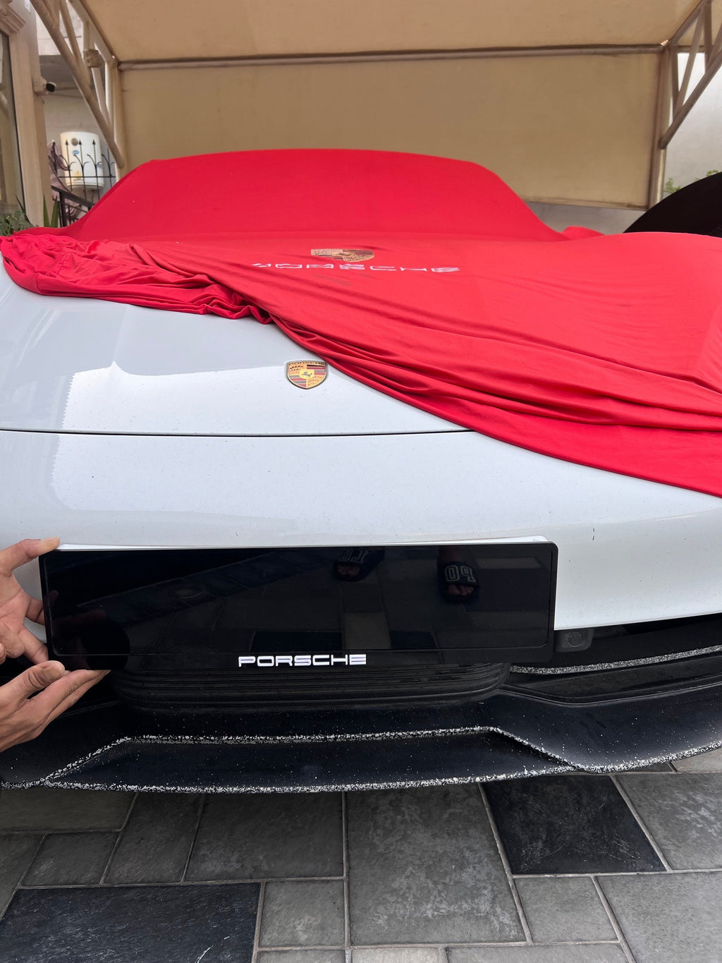 Porsche Number Plate Frame