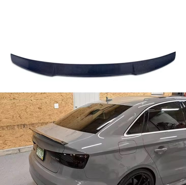 Audi RS3 8V Trunk Spoiler - Carbon Fiber