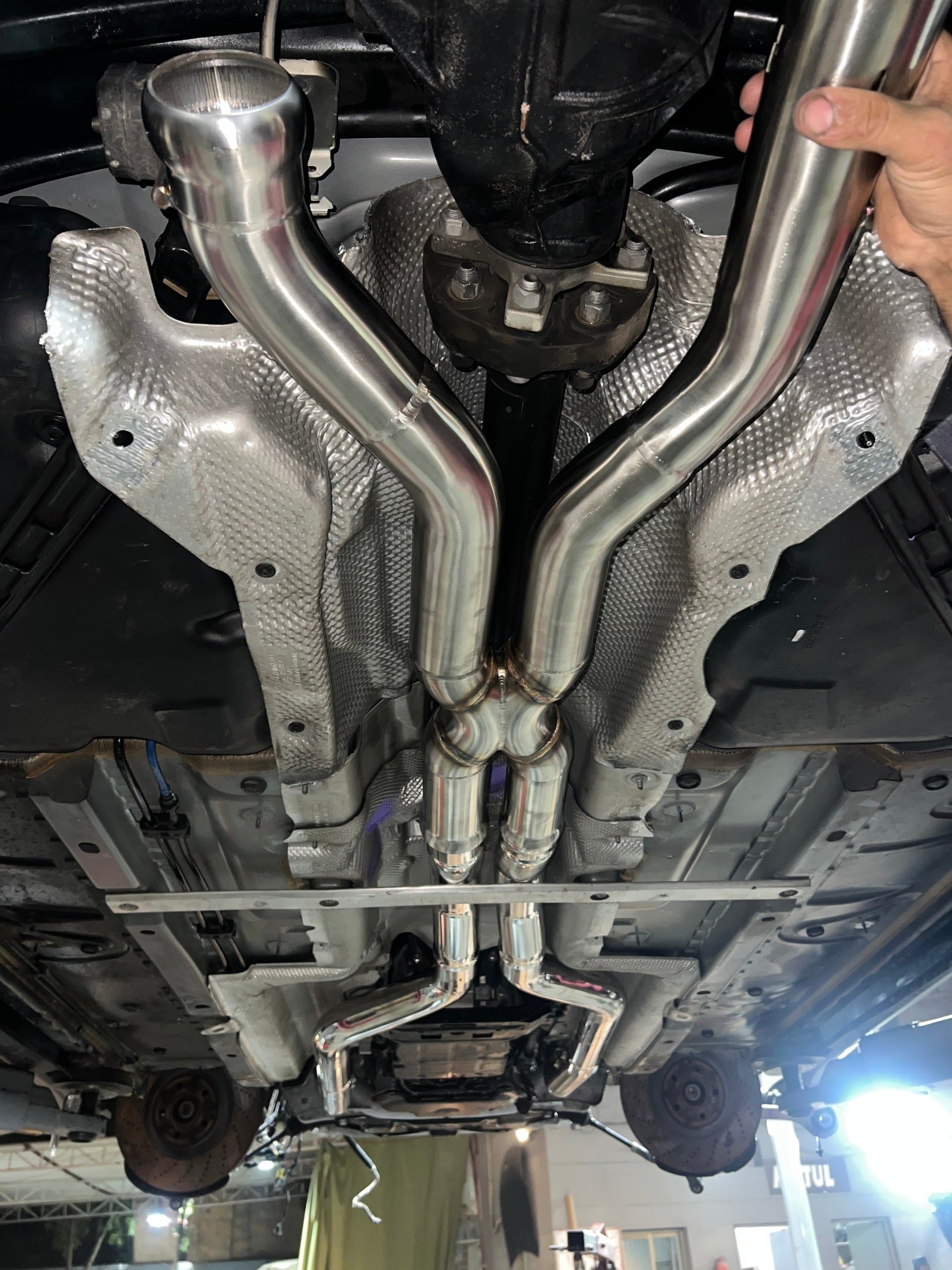 Carology Performance W204 C63 Valvetronic Exhaust System - Stainless Steel