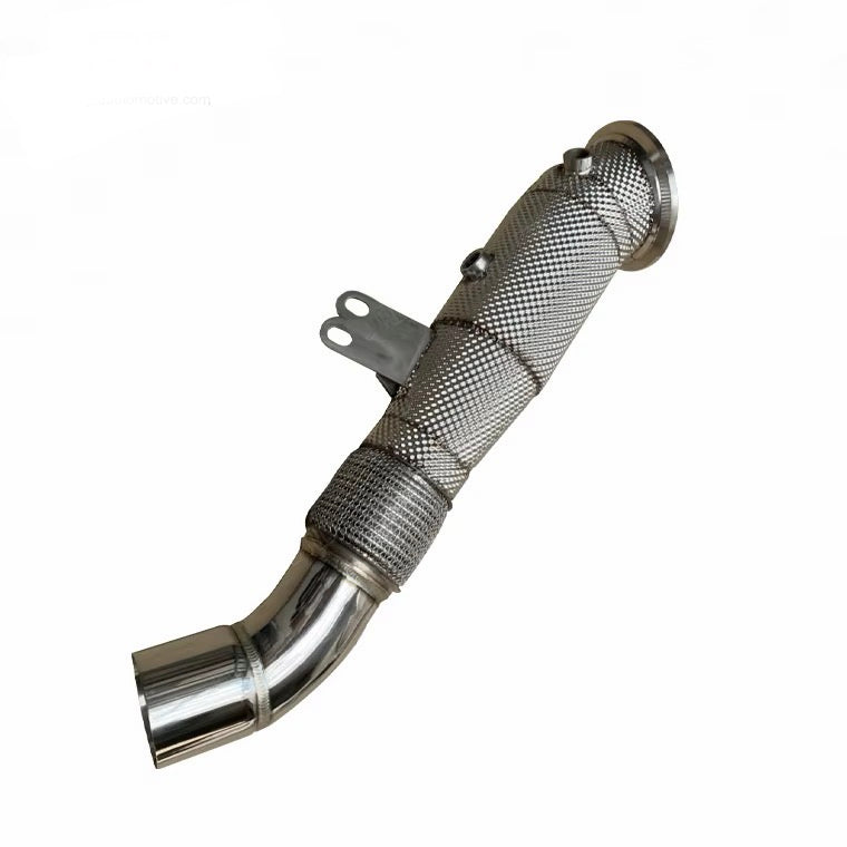 BMW M340i Catless Downpipe with heat shield