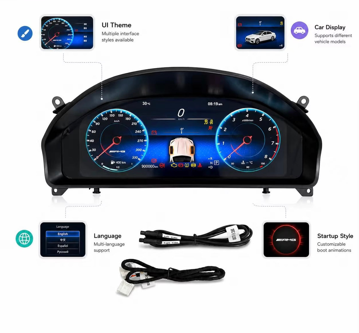 Mercedes W204 C Class Digital Meter