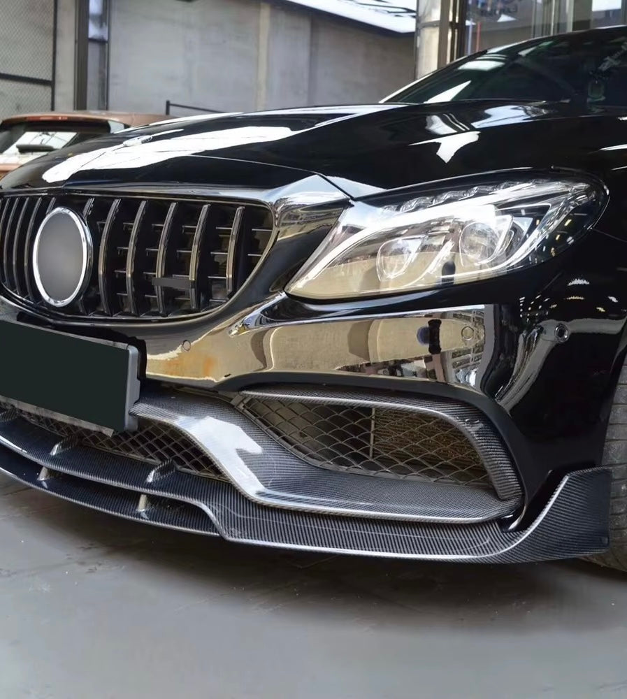 Mercedes W205 C63 Front Trim Cover - Carbon Fiber