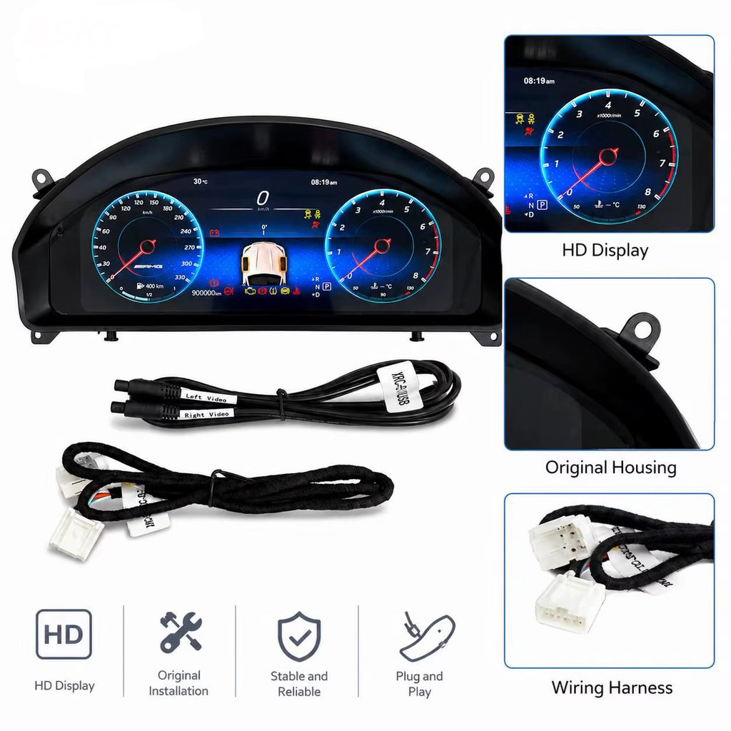 Mercedes W204 C Class Digital Meter