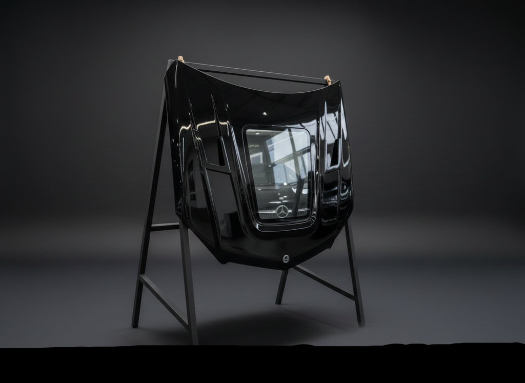 Mercedes W204 C-Class Black Hood