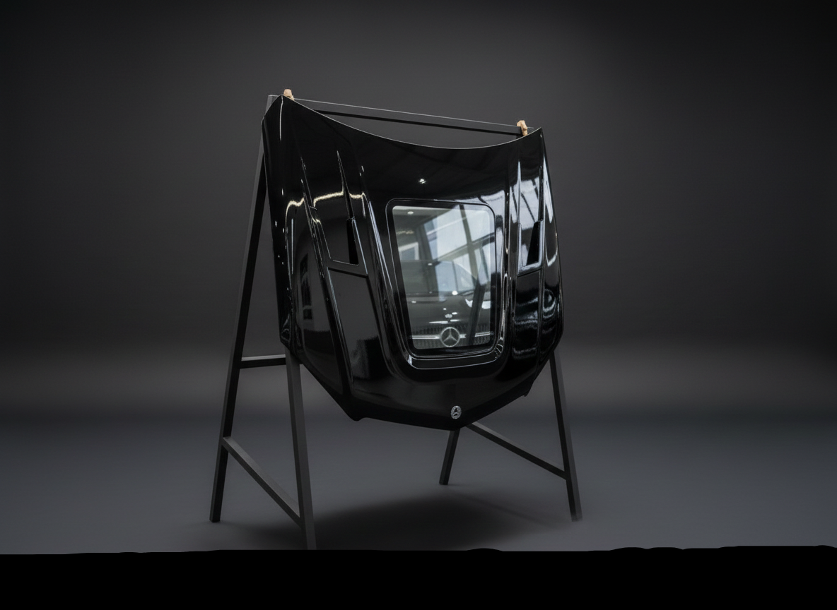 Mercedes W204 C-Class Black Hood