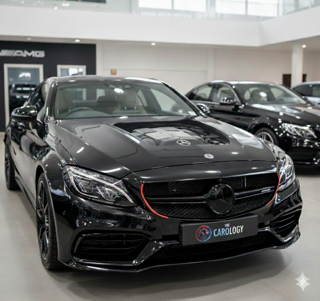 Mercedes W204 C-Class Black Hood