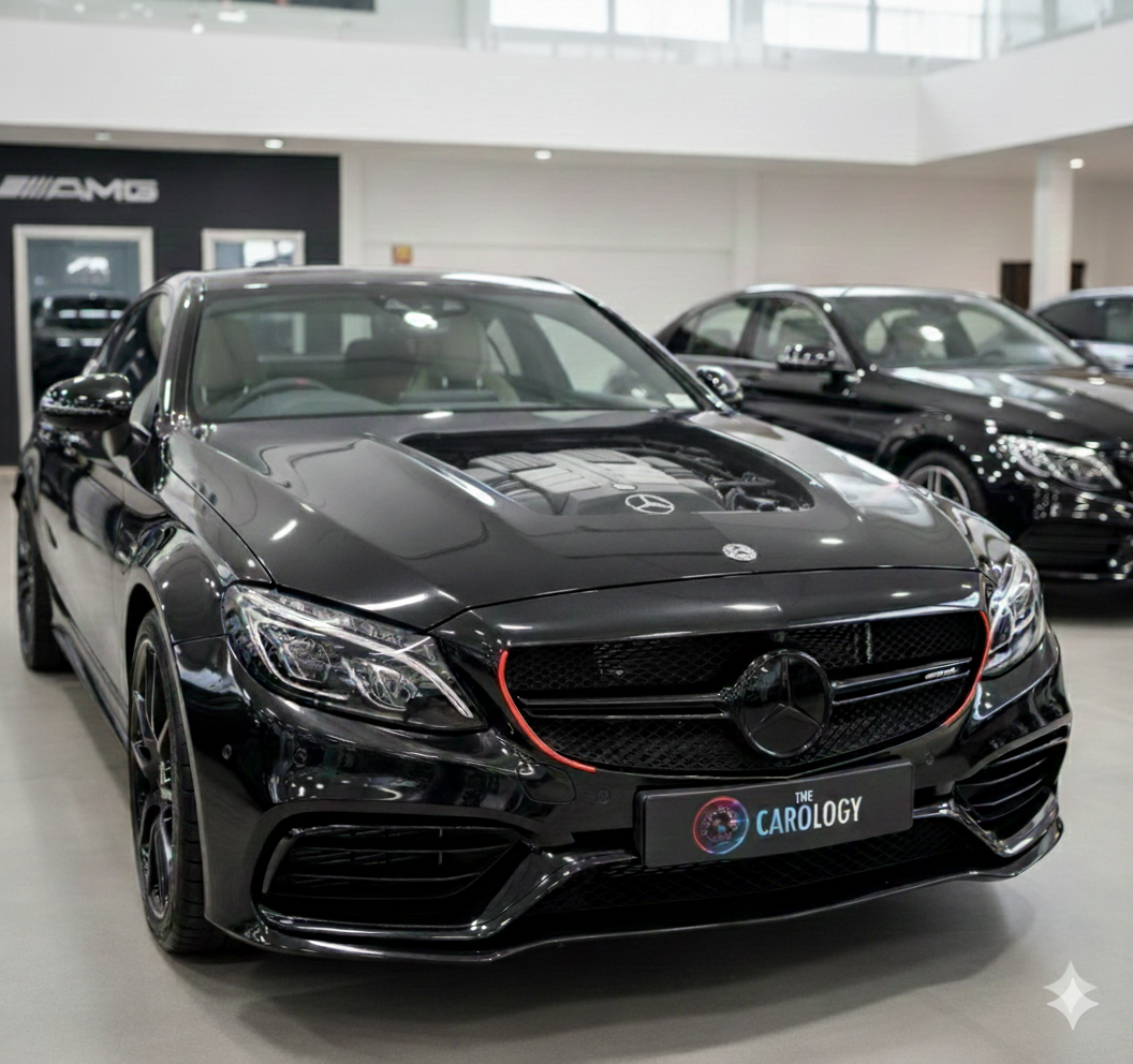 Mercedes W204 C-Class Black Hood