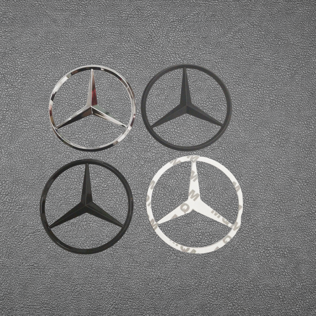 Mercedes Rear Trunk Emblem - Black