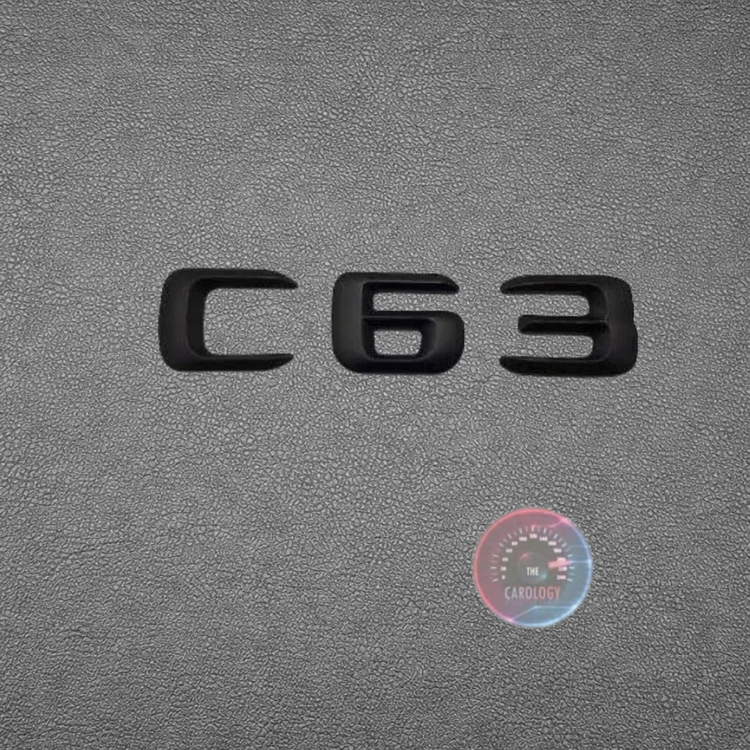 C63 Emblem Black