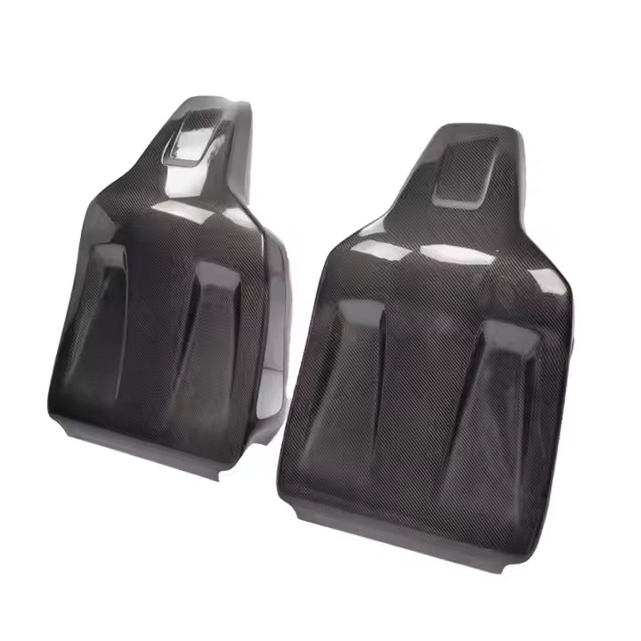 Mercedes W204 Seat Back Panel Cover - Carbon Fiber