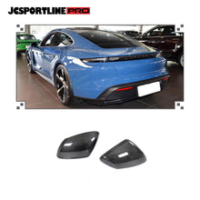 Porsche Taycan   Side Mirror Covers Carbon Fiber