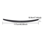 Porsche Panamera Rear Trunk Wing Spoiler Carbon Fiber