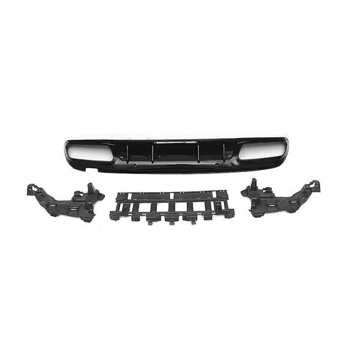Mercedes W205 Diffuser - Gloss Black