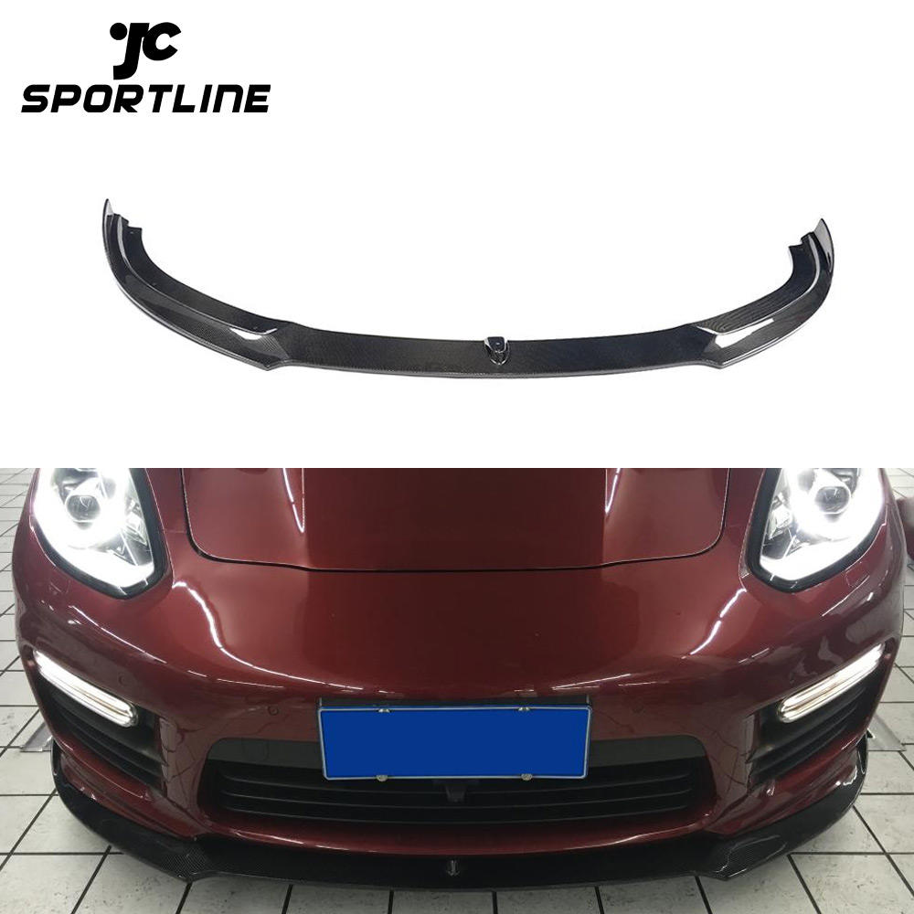 Porsche Panamera Front Lip Bumper Carbon Fiber