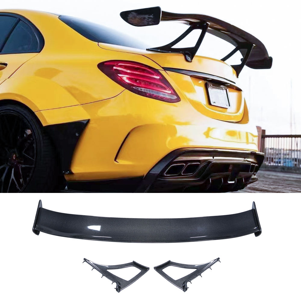 Mercedes-Benz W205 C63 IM Style Carbon Fiber Trunk Spoiler