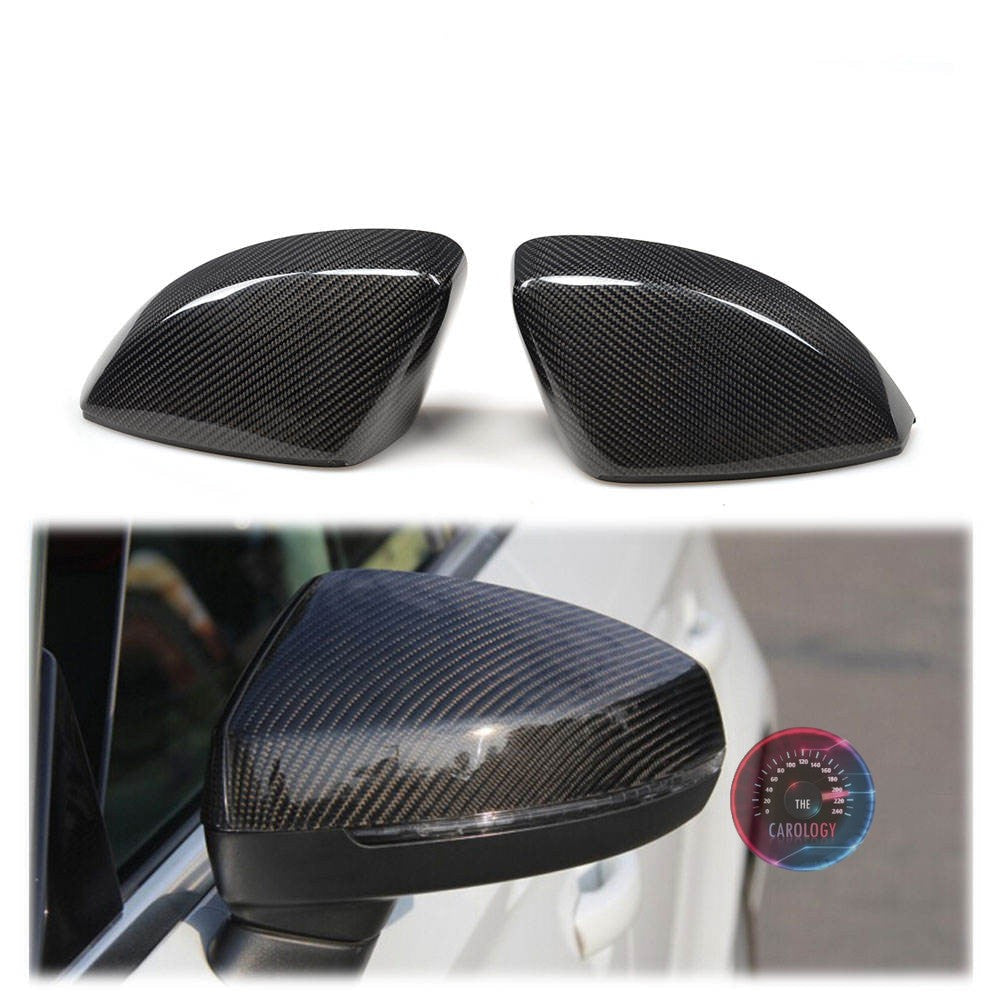 Audi A3 Side Mirror Covers - Original Carbon Fiber