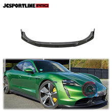 Porsche Taycan  Front Bumper Lip – Carbon Fiber