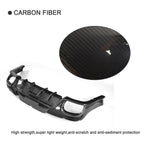 Porsche Panamera Rear Bumper  Diffuser Carbon Fiber