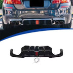 BMW M5 F10 Diffuser with brake light - Gloss Black