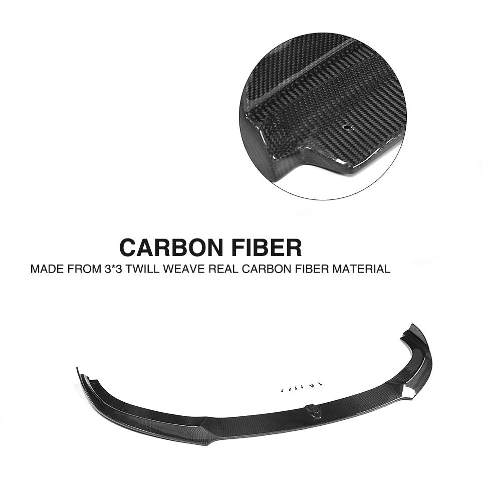 Porsche Panamera Front Lip Bumper Carbon Fiber