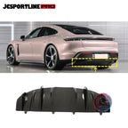 Porsche Taycan Rear Diffuser  Carbon Fiber