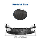 Porsche Panamera Rear Bumper  Diffuser Carbon Fiber