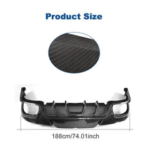 Porsche Panamera Rear Bumper  Diffuser Carbon Fiber