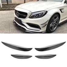 Mercedes W205 C63 Front Canards - Carbon Fiber