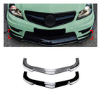 Mercedes W204 C63 2012 Front Lip V5