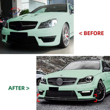 Mercedes W204 C63 2012 Front Lip V5