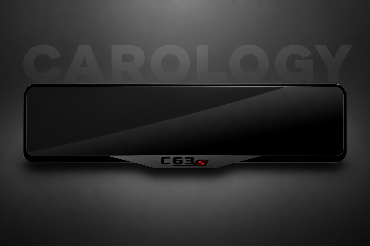 C63s Number Plate Frame
