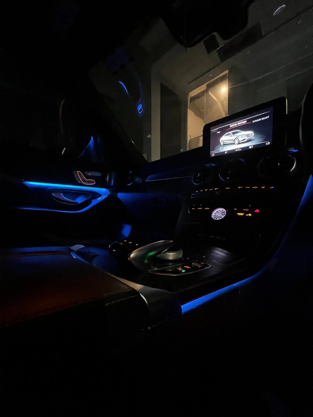 Mercedes W205 C Class 3 to 64 Color Ambient Light