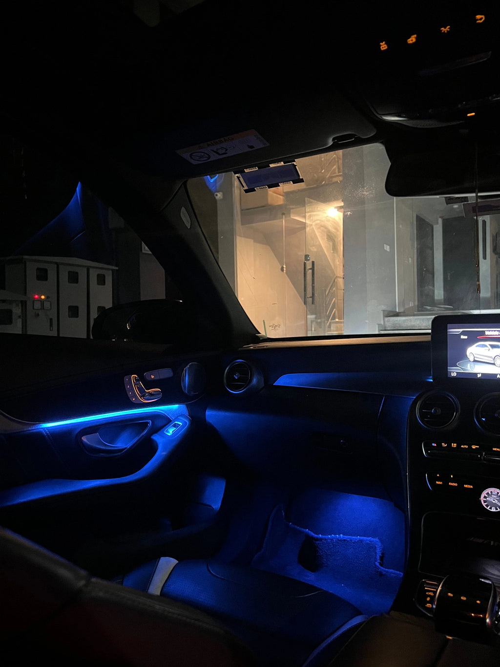 Mercedes W205 C Class 3 to 64 Color Ambient Light