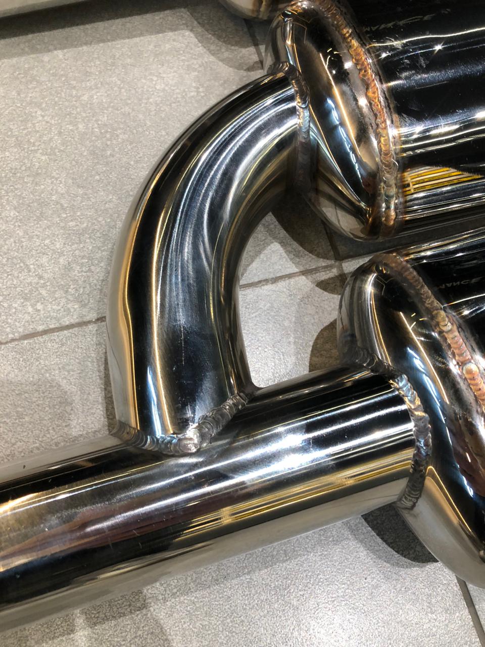 Mercedes-Benz W204 C-Class Stainless steel Exhaust tips