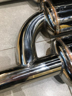 Mercedes-Benz W204 C-Class Stainless steel Exhaust tips