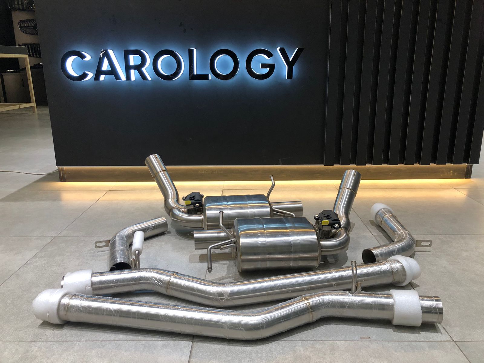 Mercedes-Benz W204 C63 Stainless Steel Catback  Valvetronic Exhaust