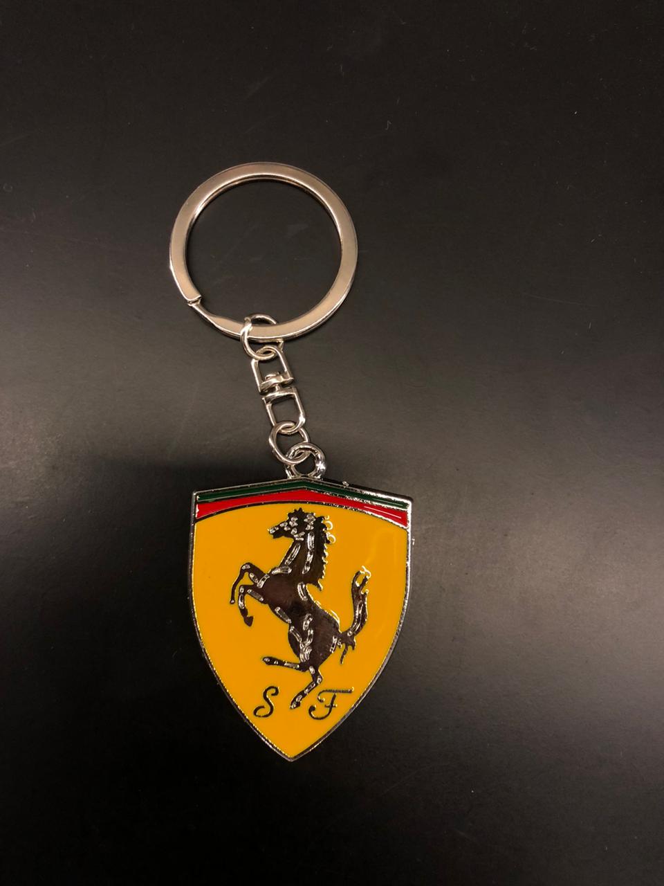 Ferrari Shield Metal Keychain