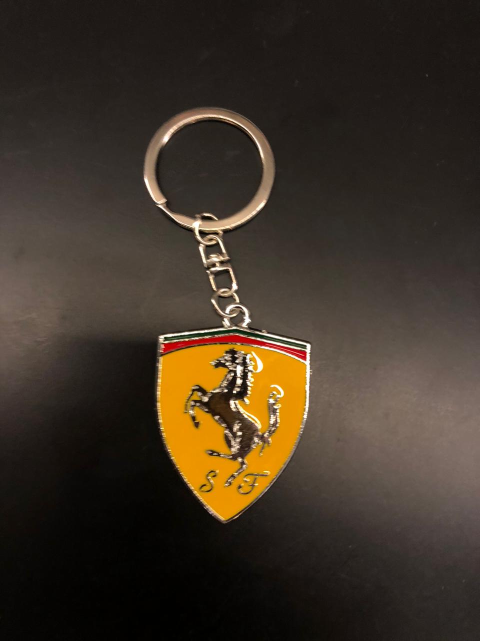 Ferrari Shield Metal Keychain