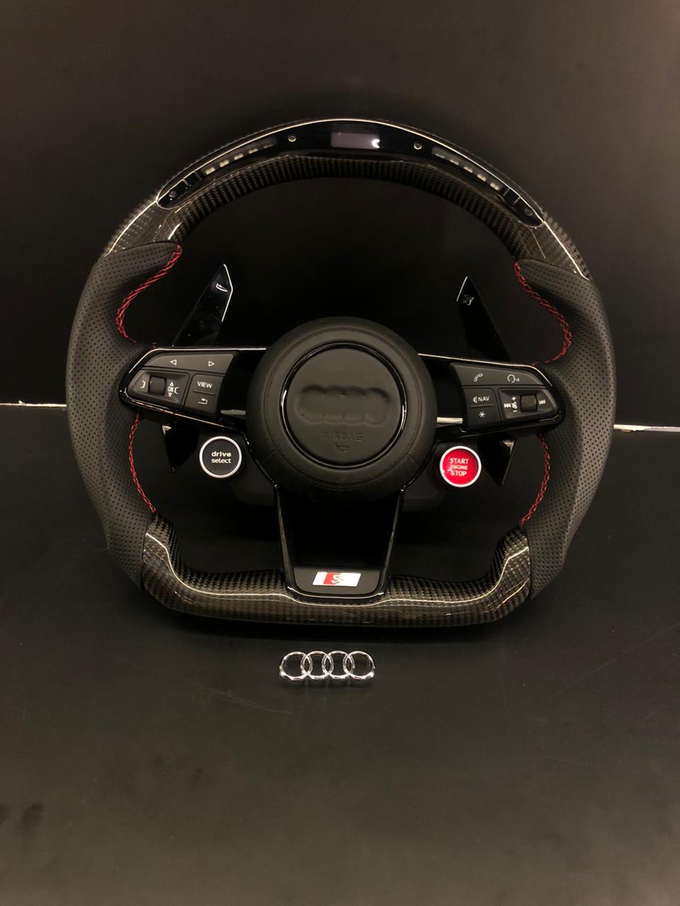 R8 Style Start/Stop & Drive Select Steering Wheel Button for Audi VW