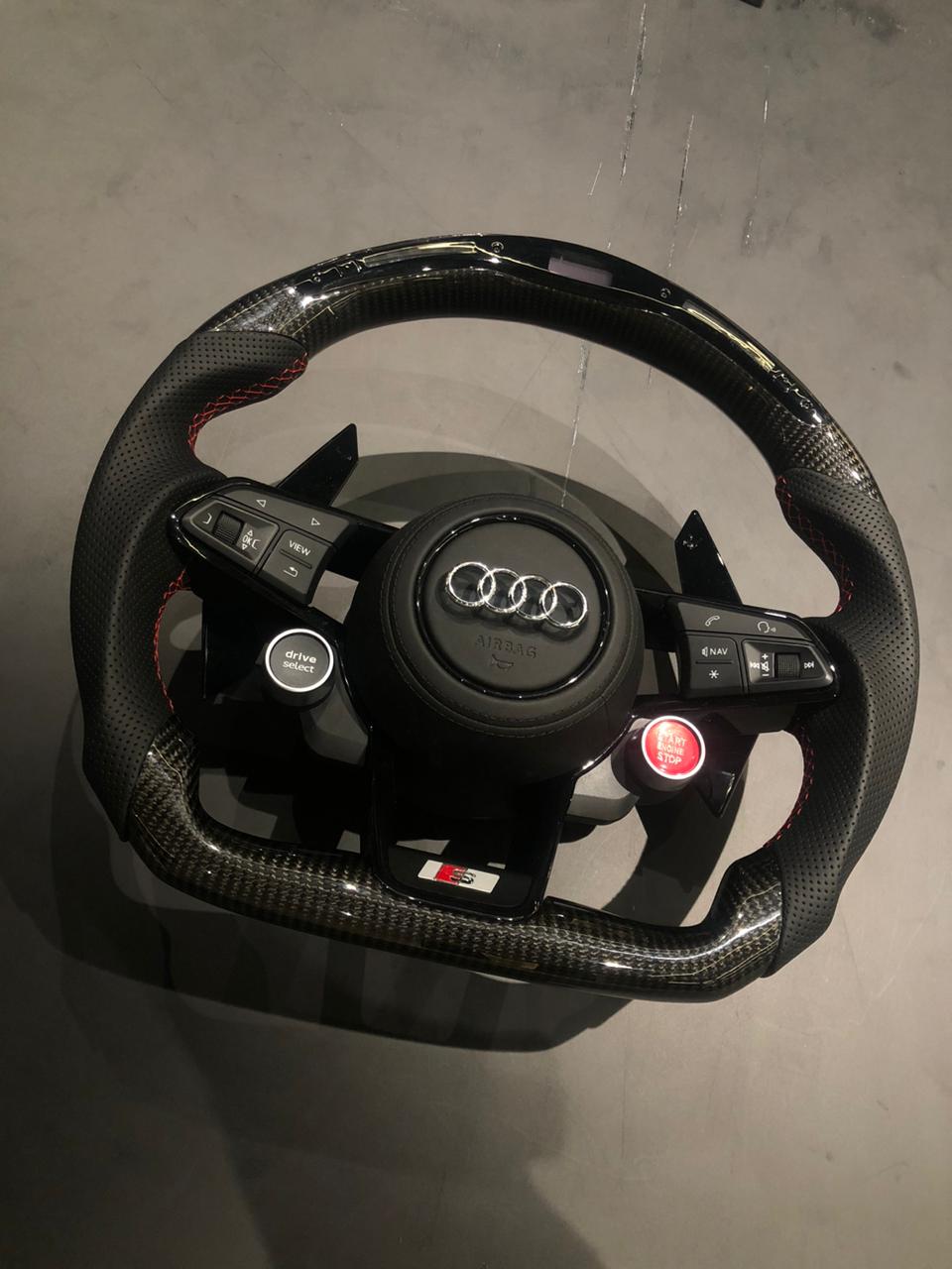 R8 Style Start/Stop & Drive Select Steering Wheel Button for Audi VW